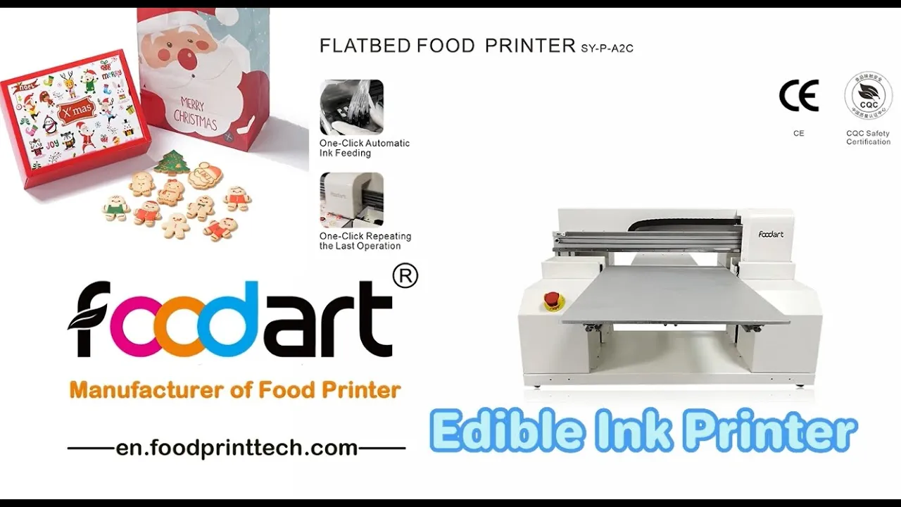 All Foods Printing | X2 flatbed food ptinter | Foodart® from ...
